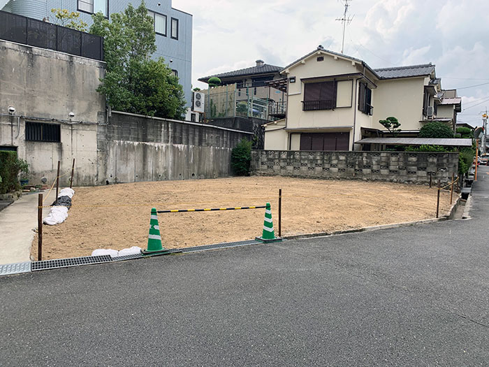 東香里1丁目 新築現場