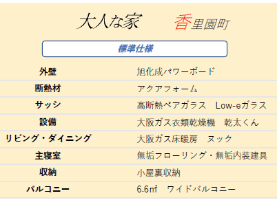 標準仕様