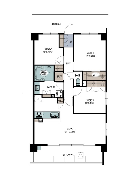ヴェリテ大日ミライズ間取り図