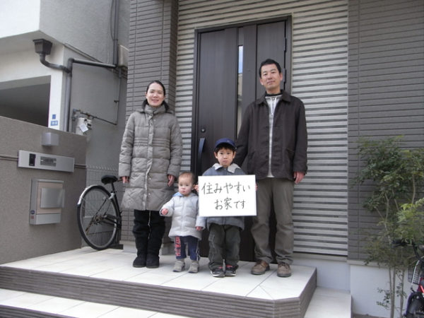 住みやすいお家です(寝屋川市 K様ご家族)